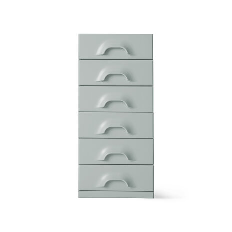 HKLIVING Chest of 6 drawers overcast