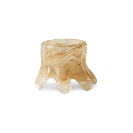 HKLIVING Candle holder low cream