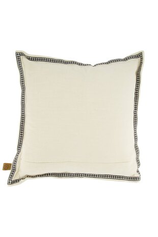 Zusss kussen love 45x45cm zand/antracietgrijs