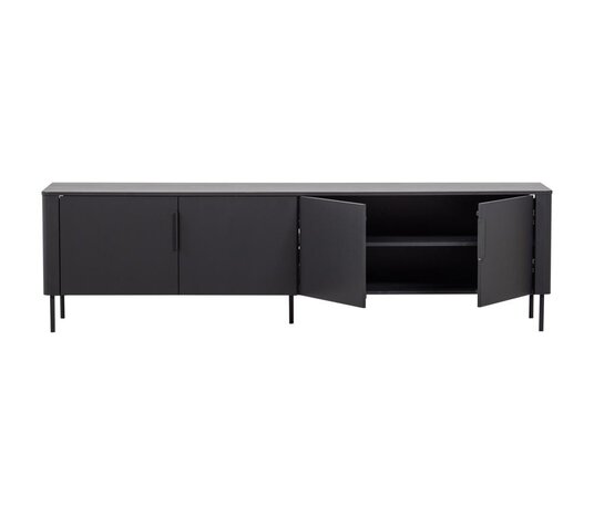 WOOOD Gunnar TV Meubel 200 cm Mat Zwart