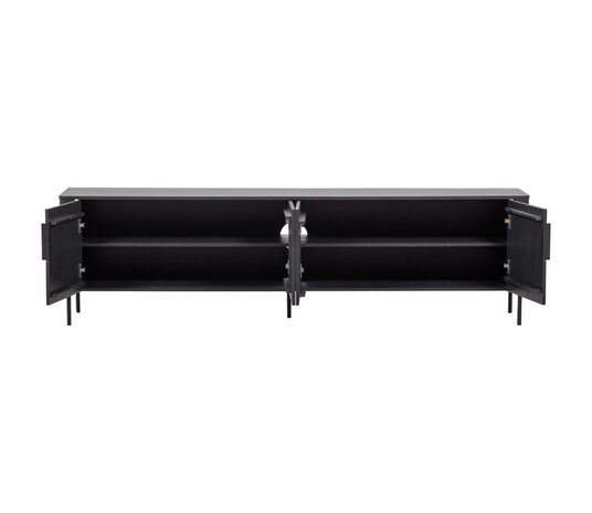 WOOOD Gunnar TV Meubel 200 cm Mat Zwart