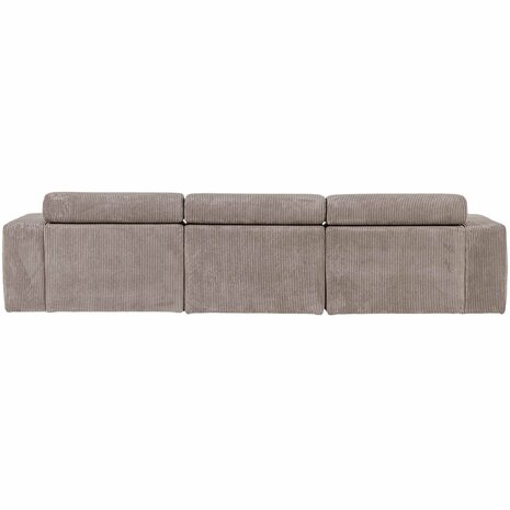 WOOOD Novi Chaise Longue Bank Rechts Ribstof Zand