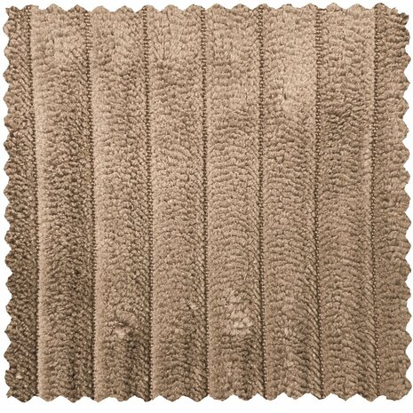 WOOOD Novi Chaise Longue Bank Rechts Ribstof Taupe