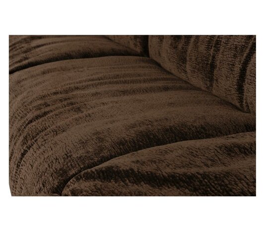 WOOOD Baggy 3-zits Bank 3D Chenille Donkerbruin