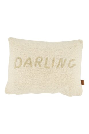 Zusss kussen teddy darling 35x25cm zand