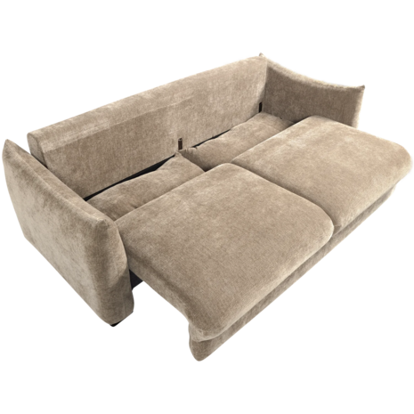 WOOOD Jonne 3-Zits Slaapbank Chenille Naturel