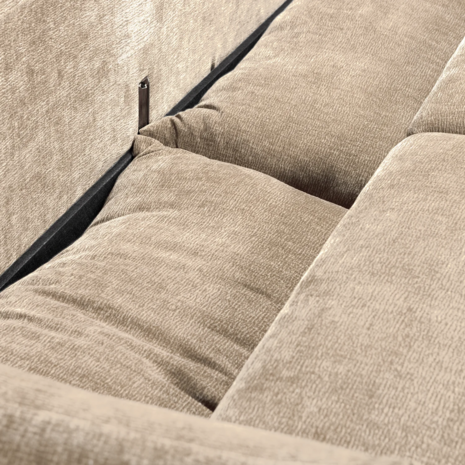 WOOOD Jonne 3-Zits Slaapbank Chenille Naturel
