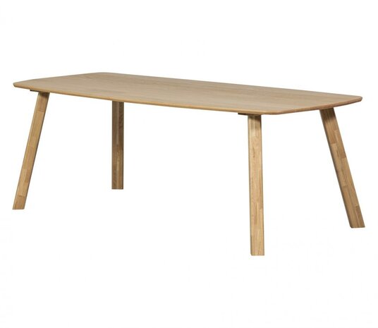 WOOOD Tablo Deens Ovaal 220x100cm Transparant