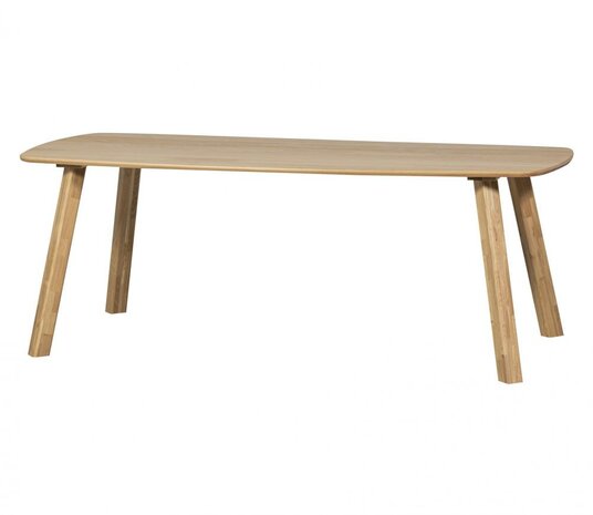 WOOOD Tablo Deens Ovaal 220x100cm Transparant