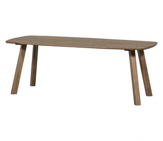 WOOOD Tablo Deens Ovaal 220x100cm Cashmere Brown