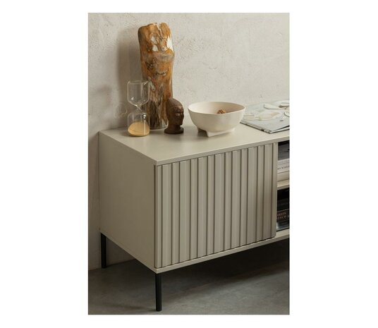WOOOD New Gravure TV Meubel 100cm Grenen Dust