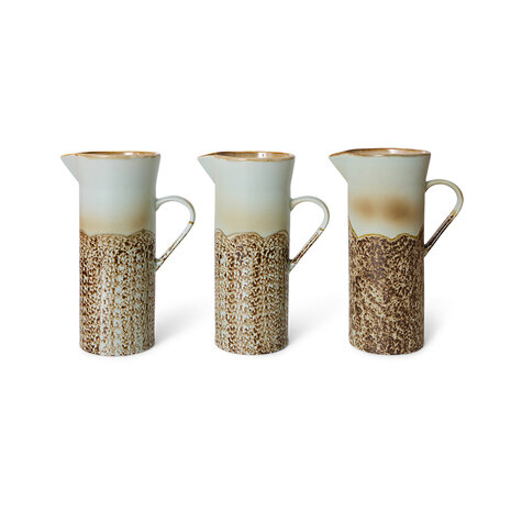 HKLIVING 70s ceramics Jug Shell