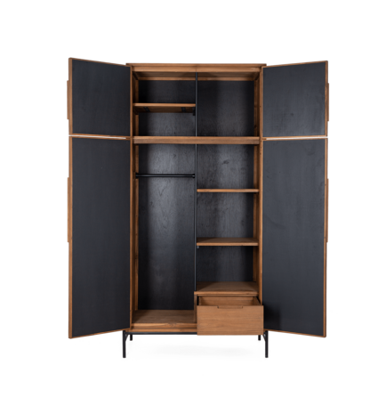 dBodhi Coco kledingkast 4 deuren 1 laden