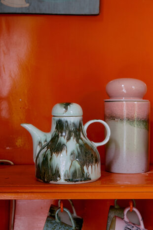 HKLIVING 70s ceramics Coffee Pot 