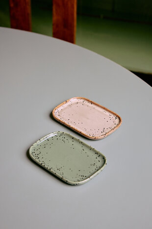 HKLIVING 70's ceramics Small Trays Crayon, set of 2