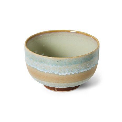 HKLIVING 70's ceramics Noodle Bowl Skyline