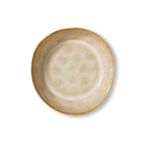 HKLIVING 70's ceramics Pasta Bowls Patina, Set Of 2