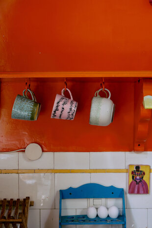 HKLIVING 70's ceramics Cappuccino Mugs Bubble
