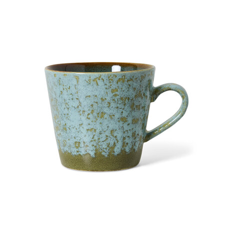 HKLIVING 70's ceramics Cappuccino Mugs Verdigris