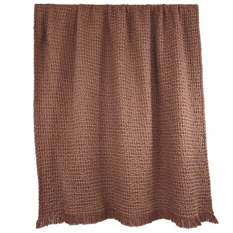 HAOMY Tempo II plaid 180x260cm Mocaccino 100% cotton
