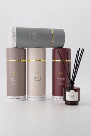 Zusss geurstokjes in koker liever dan lief off white