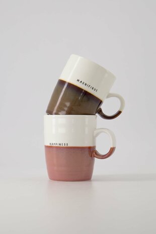 Zusss theemok happiness wit burgundy