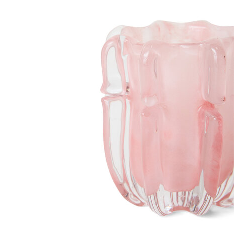 HKLIVING Coralla candle holder soft pink