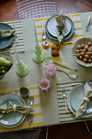 HKLIVING knotted candle holder large