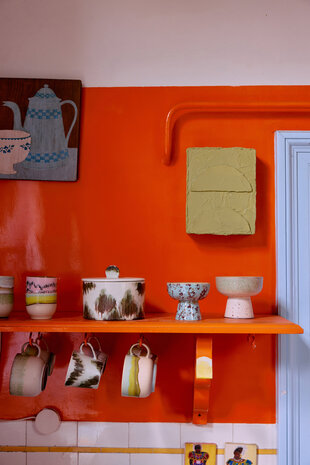 HKLIVING 70s Ceramics Coockie Jar