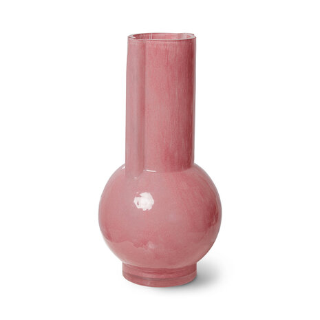 HKLIVING Glass Vase Flamingo Pink