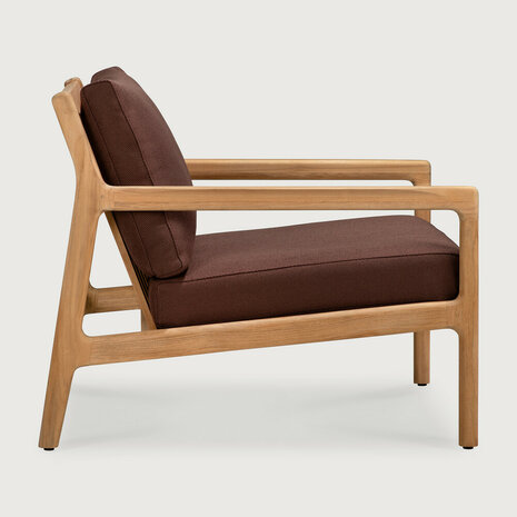 Ethnicraft Jack Outdoor Loungestoel Burgundy