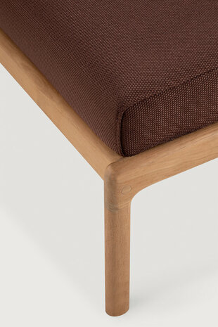 Ethnicraft Jack Outdoor Voetbank Burgundy