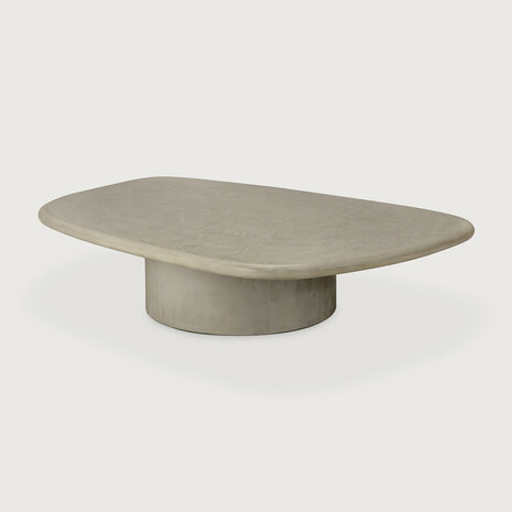 Ethnicraft elements Outdoor Koffietafel Lichtgrijs Beton In Kiezel Vorm