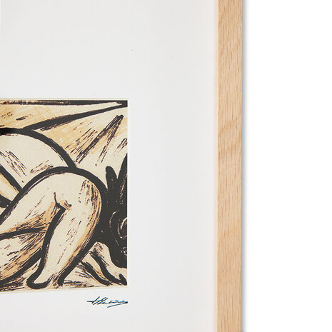 HKLIVING Framed Artwork suns out, 29x37cm