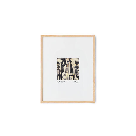 HKLIVING Framed Artwork funky ninja's, 40x50cm