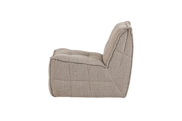 Vtwonen Cluster 1-zits element bouclé khaki bruin