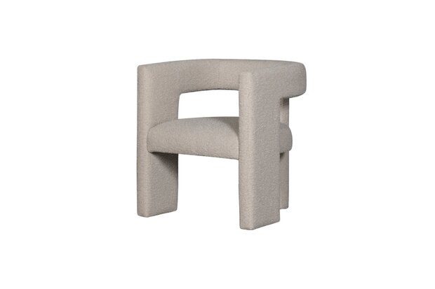 WOOOD Essentials Tiwa Fauteuil Bouclé Beige