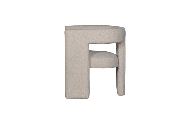 WOOOD Essentials Tiwa Fauteuil Bouclé Beige