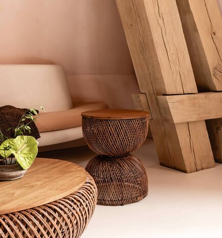 dBodhi Wave Bijzettafel Bruin