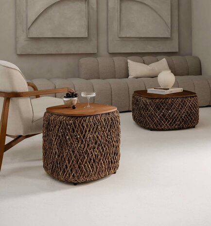 dBodhi Collectables Knut Square Bijzettafel 40 cm