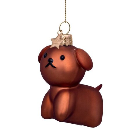 Vondels Ornament glas Nijntje-Miffy Dog snuf 