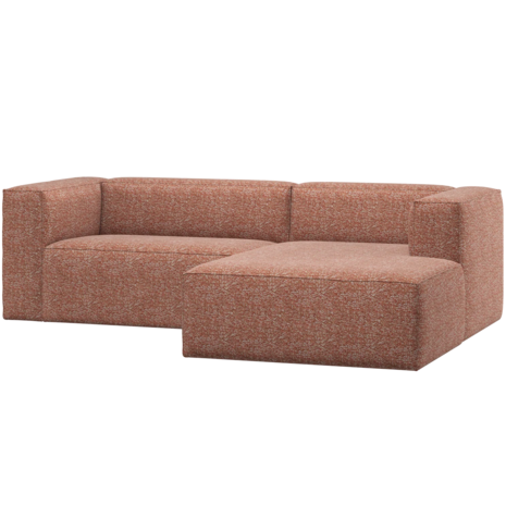 WOOOD Essentials Bean Chaise Longue Bank Rechts Terra Melange