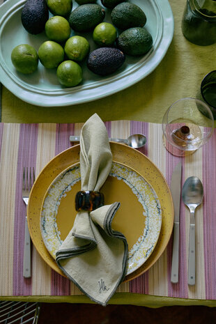 HKLIVING Napkin rings, sunrise, set of 4