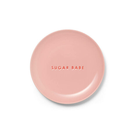 Vondels gebaksbordje sugar babe pink 
