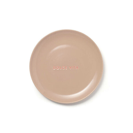 Vondels gebaksbordje Dolce vita beige