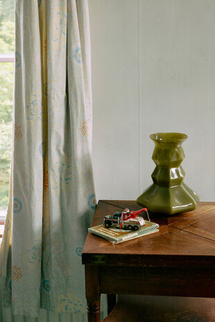 HKLIVING Silhouette glass vase, green