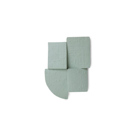 HKLIVING Wall sculpture levels, green