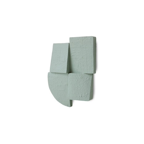 HKLIVING Wall sculpture levels, green