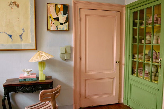 HKLIVING Wall sculpture levels, green