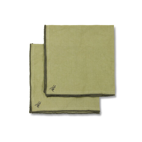 HKLIVING Ease napkins set of 2, dune 50x50 cm 